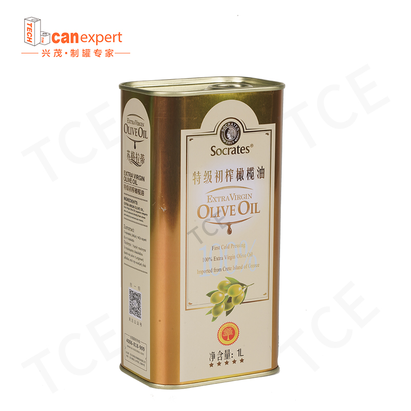 Velkoobchod vlastní prázdné plechovky může kovová kontejner 5 -litre panenský jedlý olejový plechovka plechovka olejena olivový olej