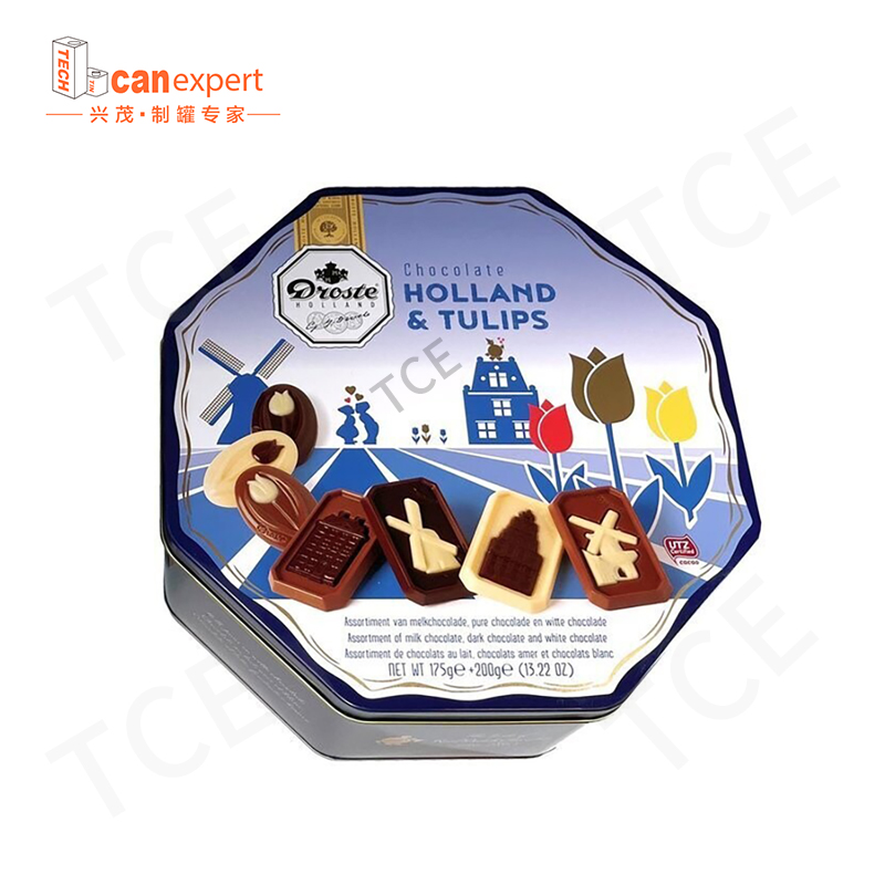 Vlastní plechovka cookie plechovka Can Caned Food Tin Packaging Kovové krabice Reliéfní plechovky cookie
